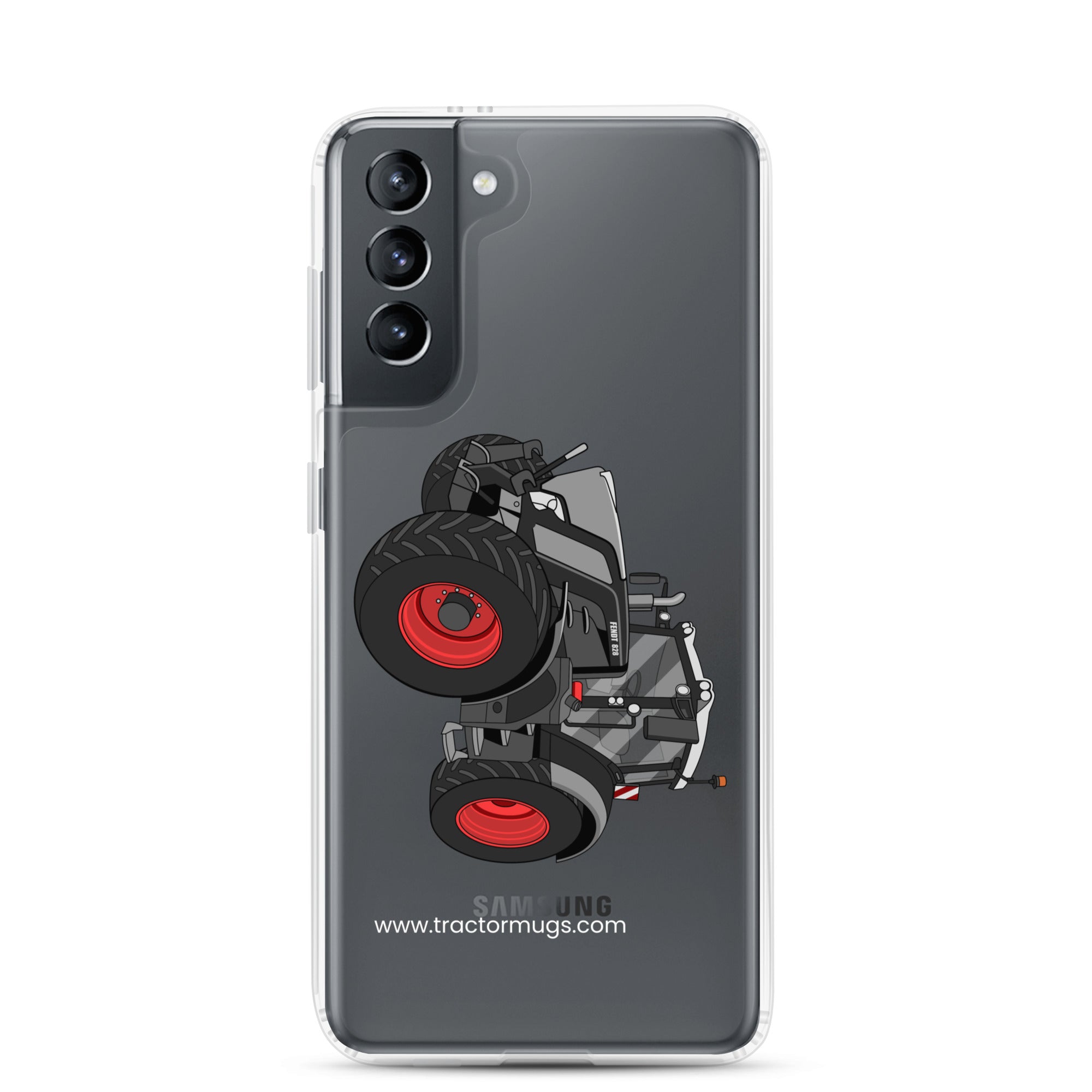Fendt Clear Case for Samsung® Samsung Galaxy S21 Fendt 828 Profi Black Beauty | Clear Case for Samsung® Quality Farmers Merch