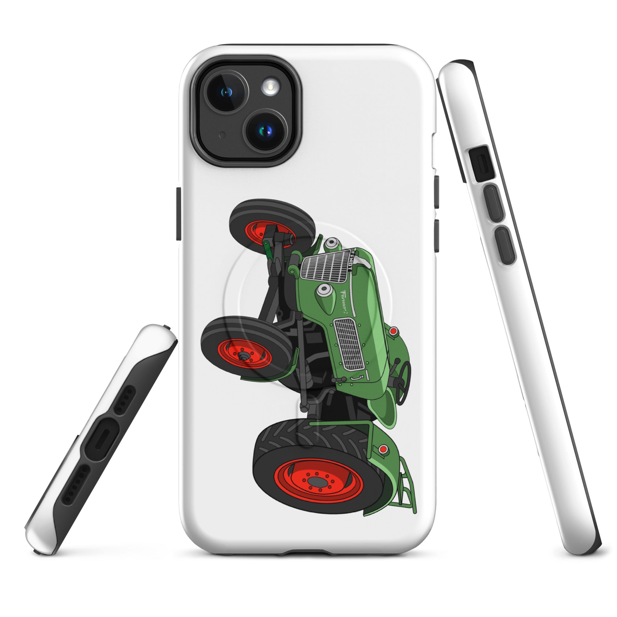 Fendt MagSafe® Tough Case for iPhone® iPhone 14 Plus Fendt Farmer 2 (1960) | MagSafe® tough case for iPhone® Quality Farmers Merch
