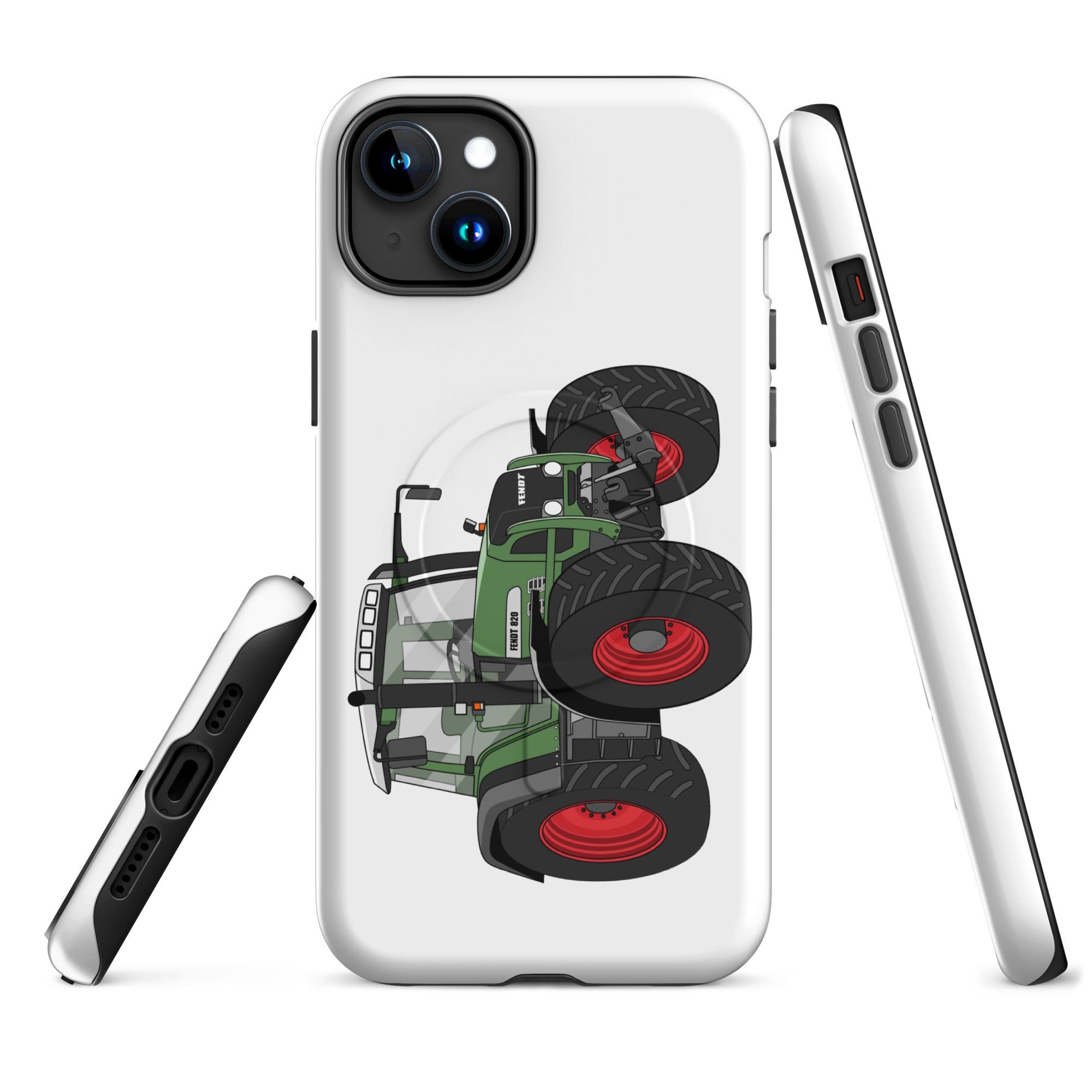 Fendt MagSafe® Tough Case for iPhone® iPhone 15 Plus Fendt 820 VArio TMS | MagSafe® tough case for iPhone® Quality Farmers Merch