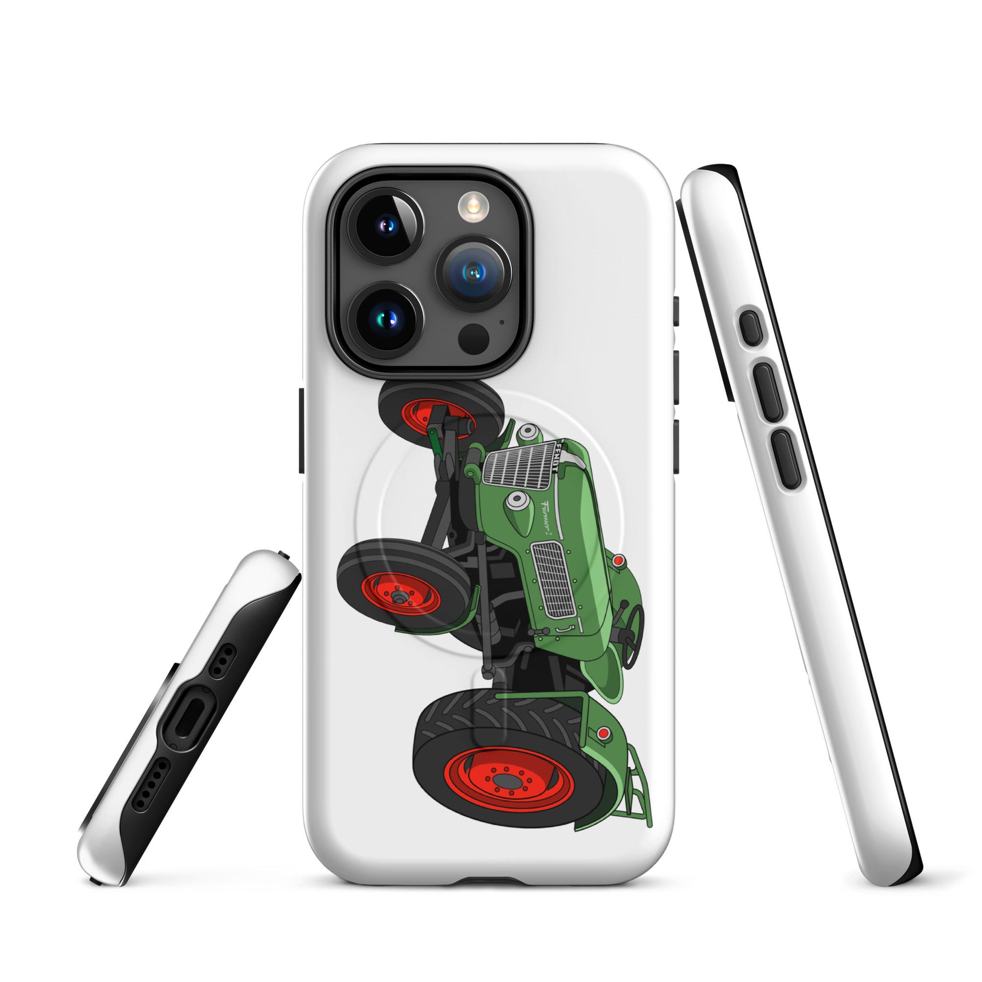 Fendt MagSafe® Tough Case for iPhone® iPhone 15 Pro Fendt Farmer 2 (1960) | MagSafe® tough case for iPhone® Quality Farmers Merch
