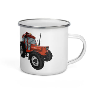 FIAT 110-90 Enamel Mug — design detail