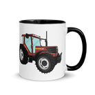 Fiat Mug with Color Inside Black FIAT F140 Turbo | Mug with Color Inside Quality Farmers Merch