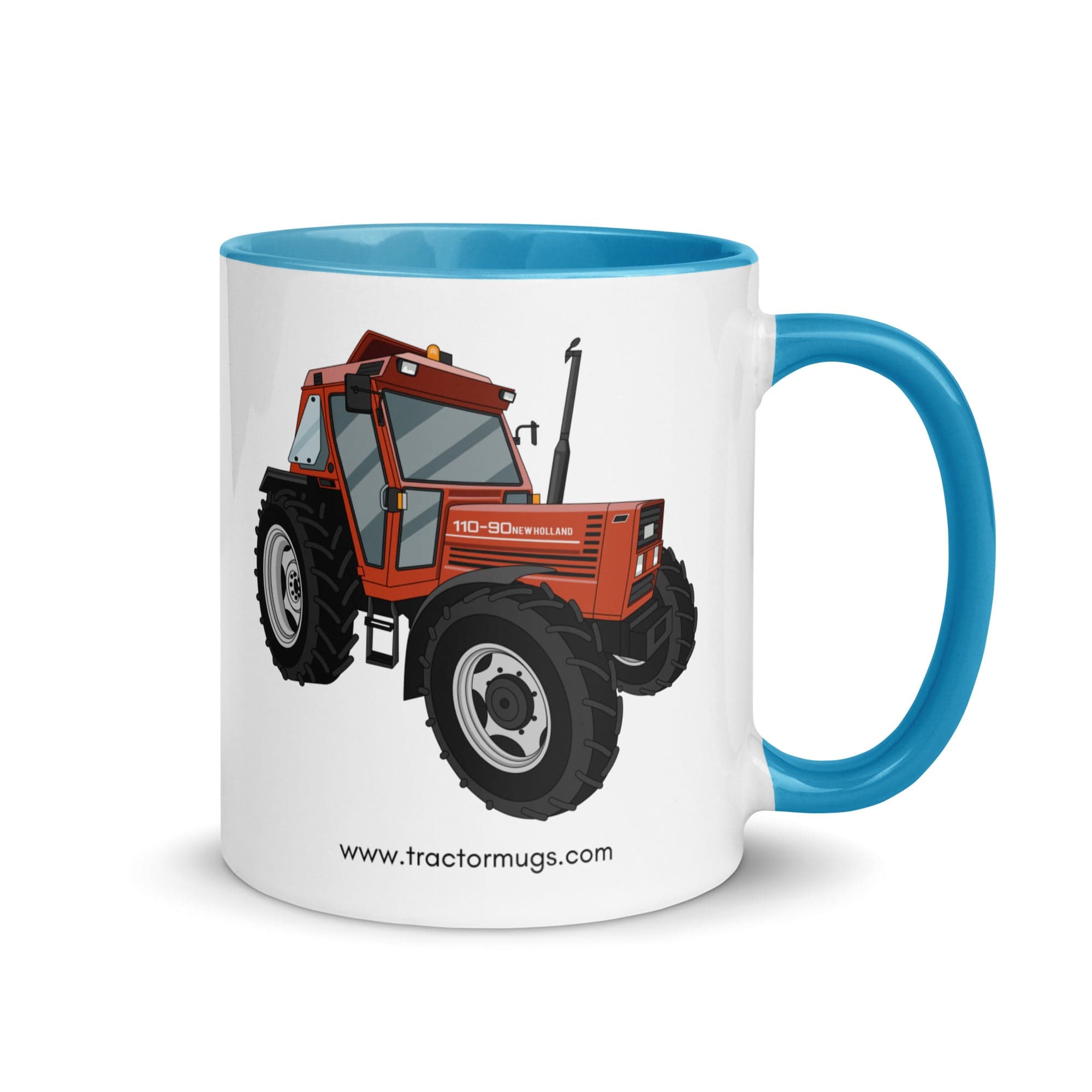 Fiat Mug with Color Inside Blue FIAT 110-90 | Mug with Color Inside Quality Farmers Merch