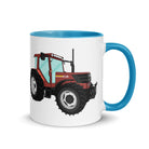 Fiat Mug with Color Inside Blue FIAT F140 Turbo | Mug with Color Inside Quality Farmers Merch