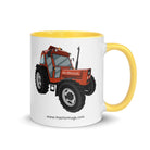 Fiat Mug with Color Inside Yellow FIAT 110-90 | Mug with Color Inside Quality Farmers Merch