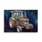 Ford 12″×18″ Ford 6810 2WD | Splash Art Canvas Canvas Quality Farmers Merch