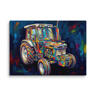 Ford 20″×28″ Ford 6810 2WD | Splash Art Canvas Canvas Quality Farmers Merch