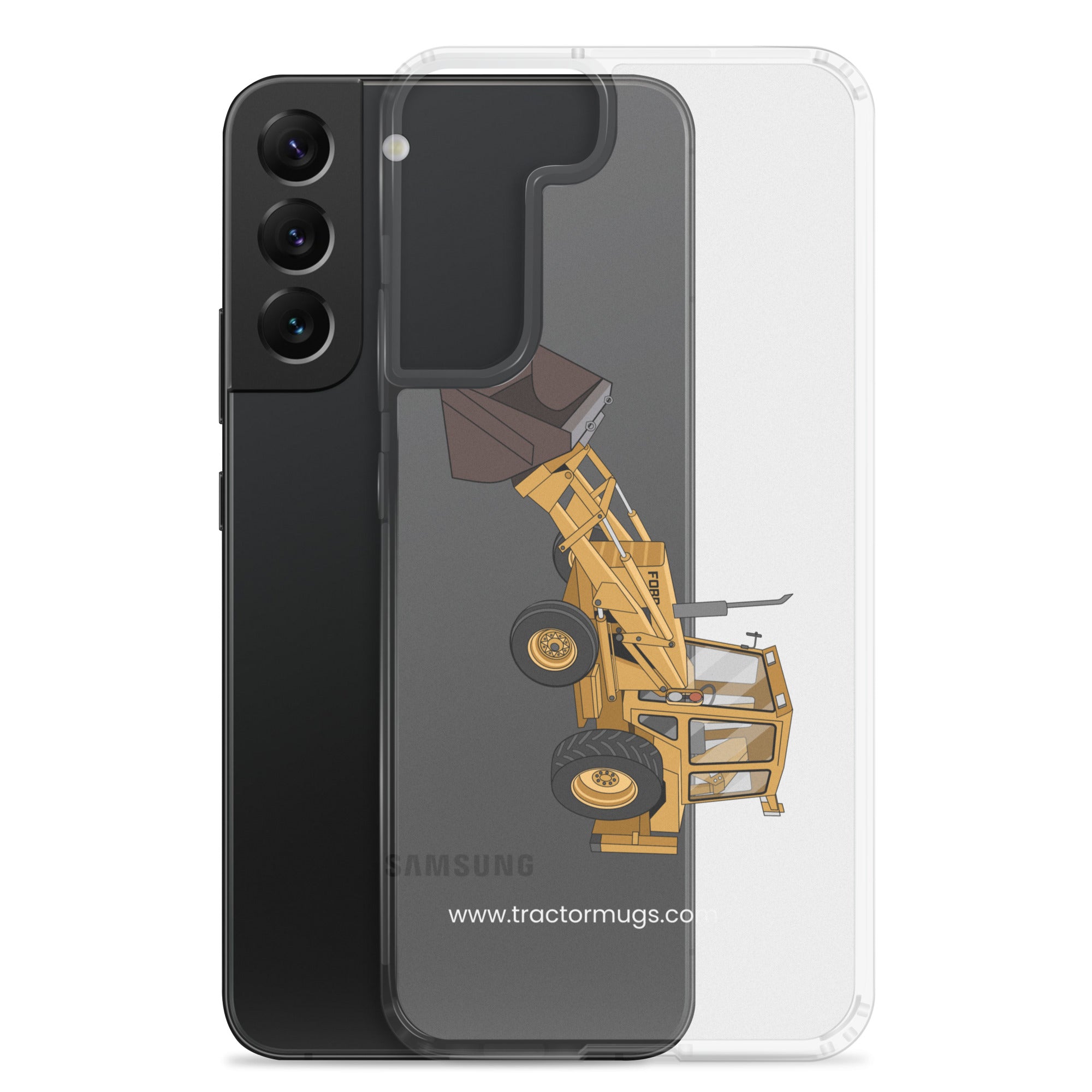 Ford Clear Case for Samsung® Ford 550 Backhoe | Clear Case for Samsung® Quality Farmers Merch