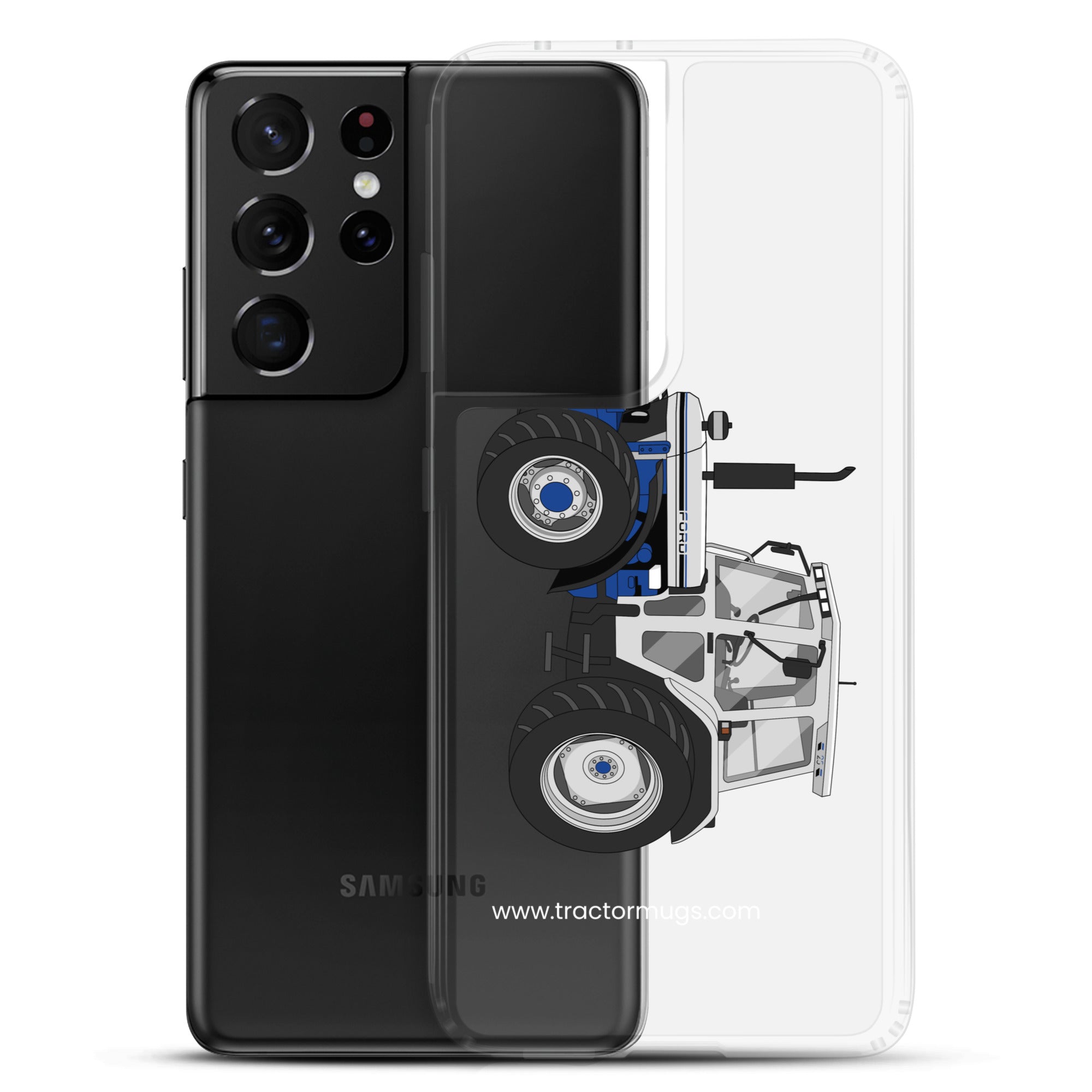 Ford Clear Case for Samsung® Ford 7810 Jubilee Edition SilverTractor | Clear Case for Samsung® Quality Farmers Merch