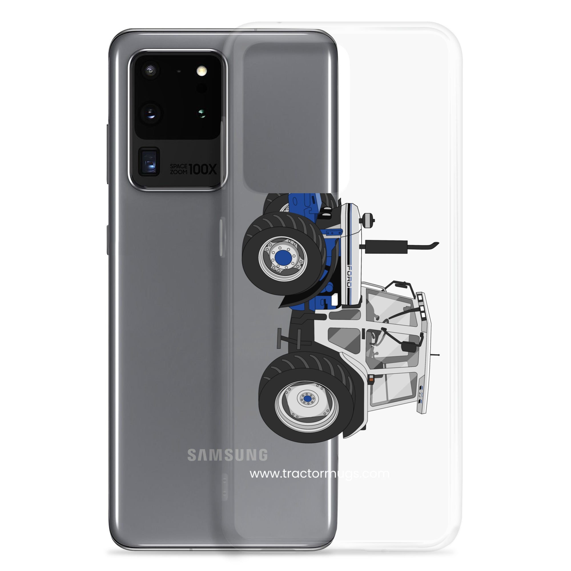 Ford Clear Case for Samsung® Ford 7810 Jubilee Edition SilverTractor | Clear Case for Samsung® Quality Farmers Merch