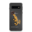 Ford Clear Case for Samsung® Samsung Galaxy S10 Ford 550 Backhoe | Clear Case for Samsung® Quality Farmers Merch