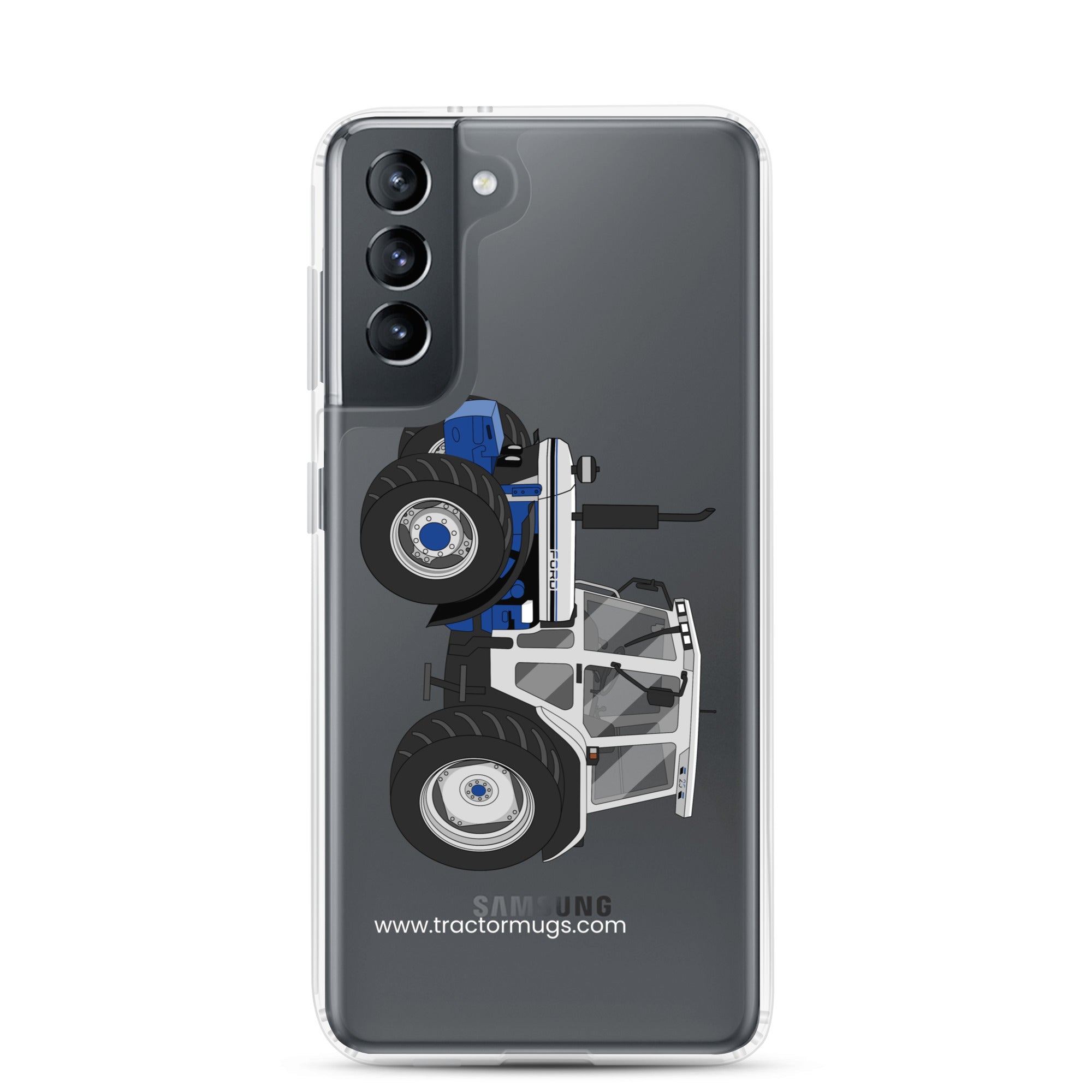 Ford Clear Case for Samsung® Samsung Galaxy S21 Ford 7810 Jubilee Edition SilverTractor | Clear Case for Samsung® Quality Farmers Merch
