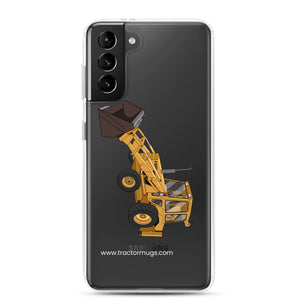 Ford Clear Case for Samsung® Samsung Galaxy S21 Plus Ford 550 Backhoe | Clear Case for Samsung® Quality Farmers Merch