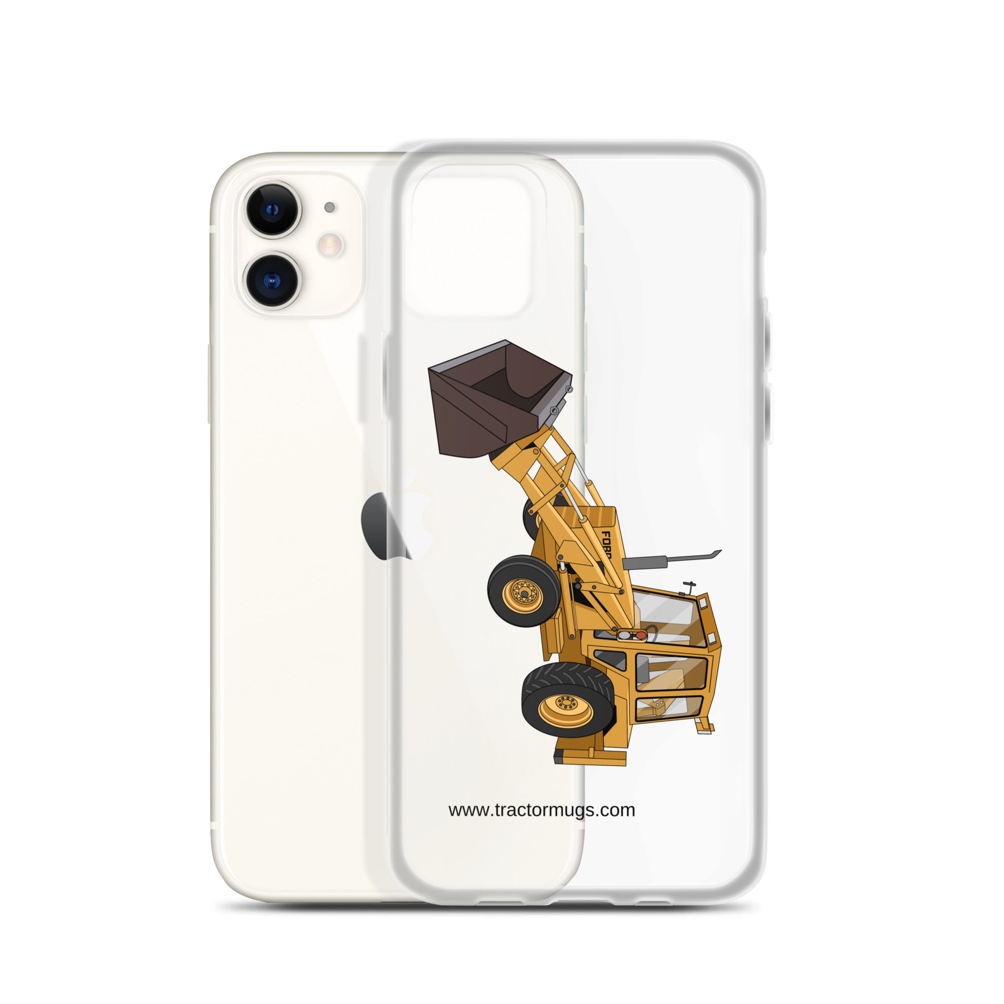 Ford Ford 550 Backhoe | Clear Case for iPhone® Quality Farmers Merch