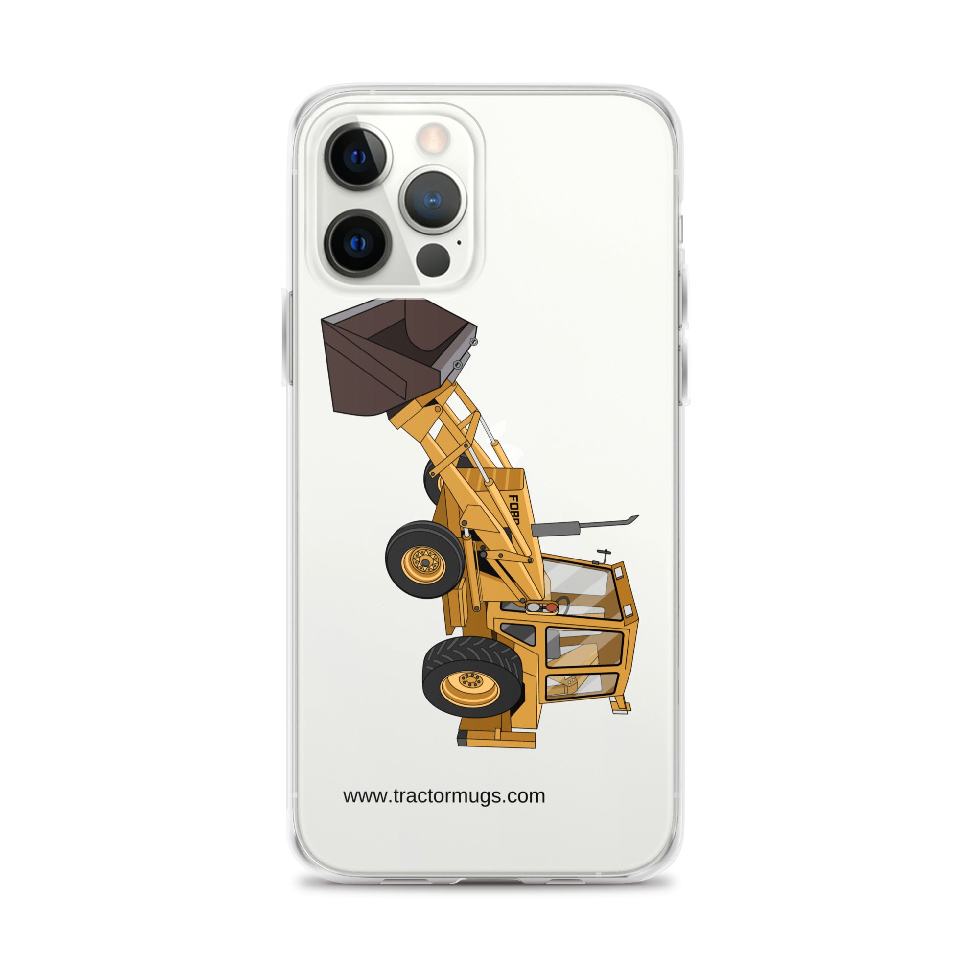 Ford iPhone 12 Pro Max Ford 550 Backhoe | Clear Case for iPhone® Quality Farmers Merch