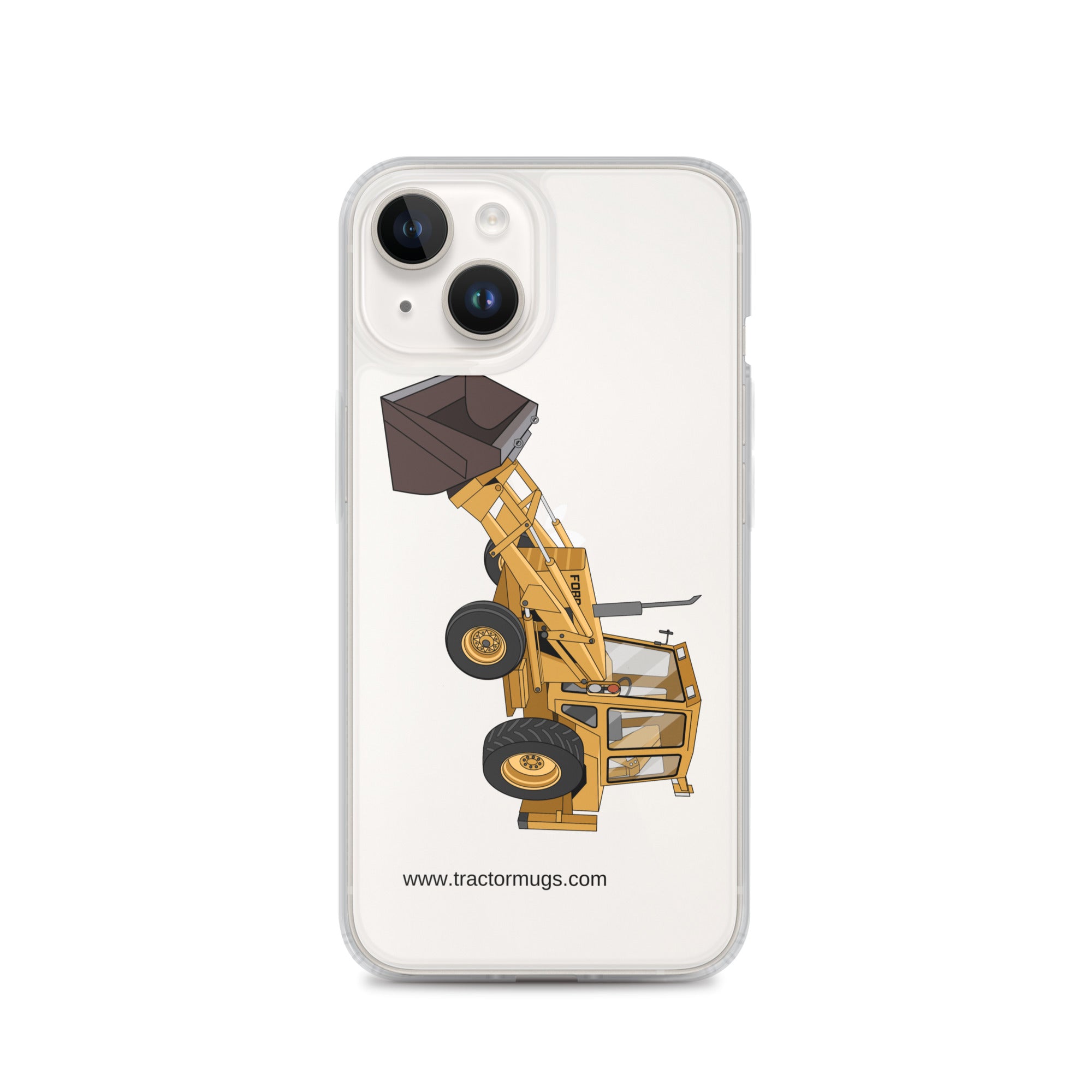Ford iPhone 14 Ford 550 Backhoe | Clear Case for iPhone® Quality Farmers Merch