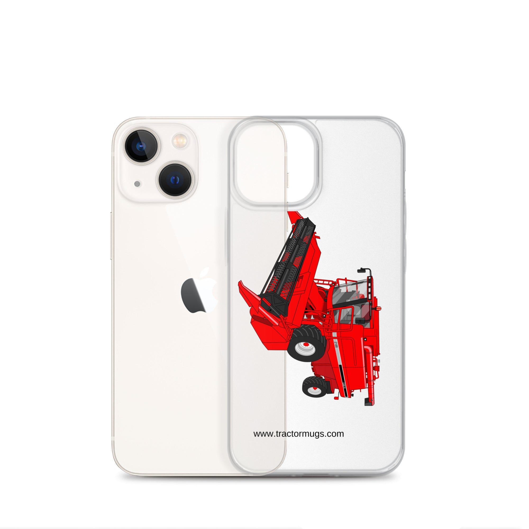 IH Case IH Axial Flow 2188 Harvester | Clear Case for iPhone® Quality Farmers Merch