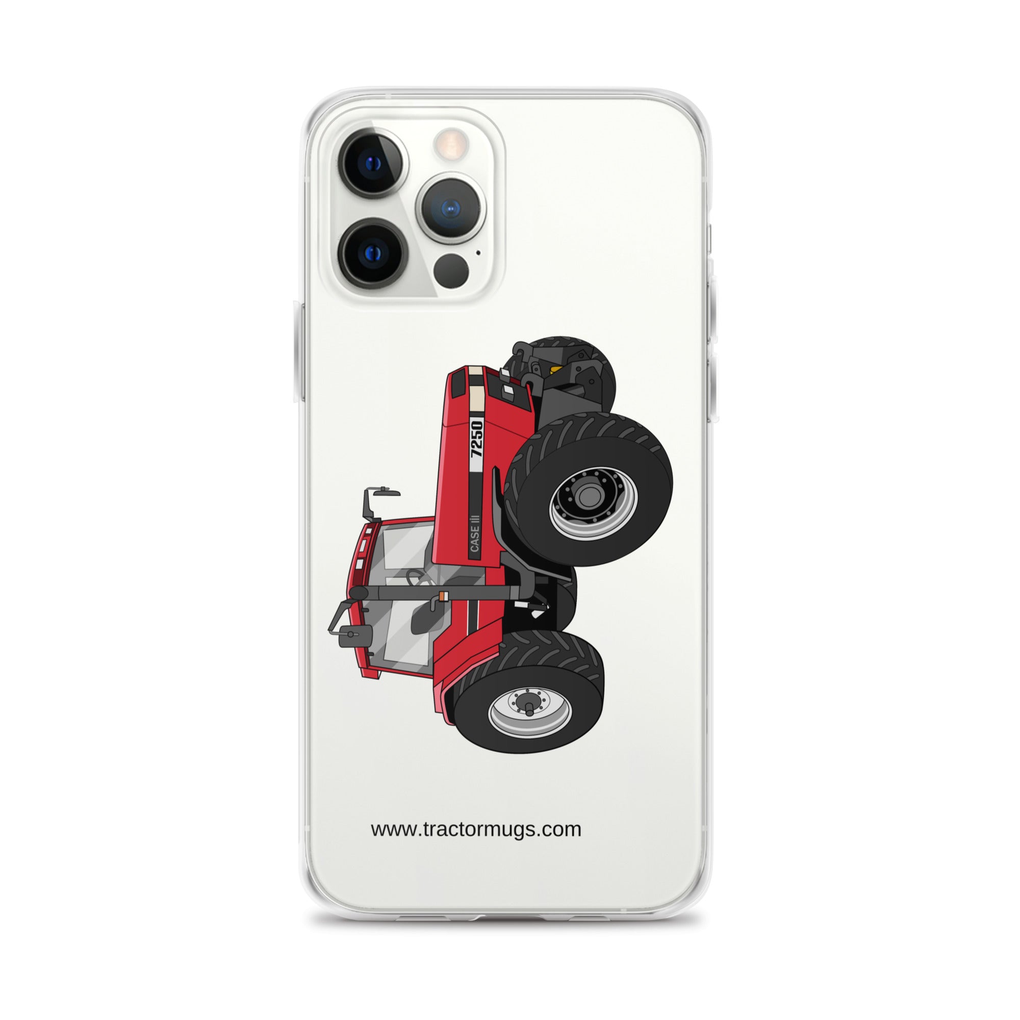 IH Clear Case for iPhone® iPhone 12 Pro Max Case IH 7250   |  Clear Case for iPhone® Quality Farmers Merch