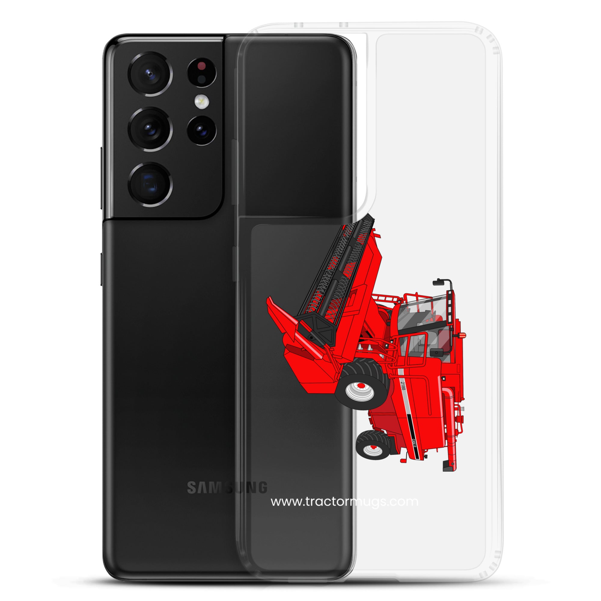 IH Clear Case for Samsung® Case IH Axial Flow 2188 Harvester | Clear Case for Samsung® Quality Farmers Merch