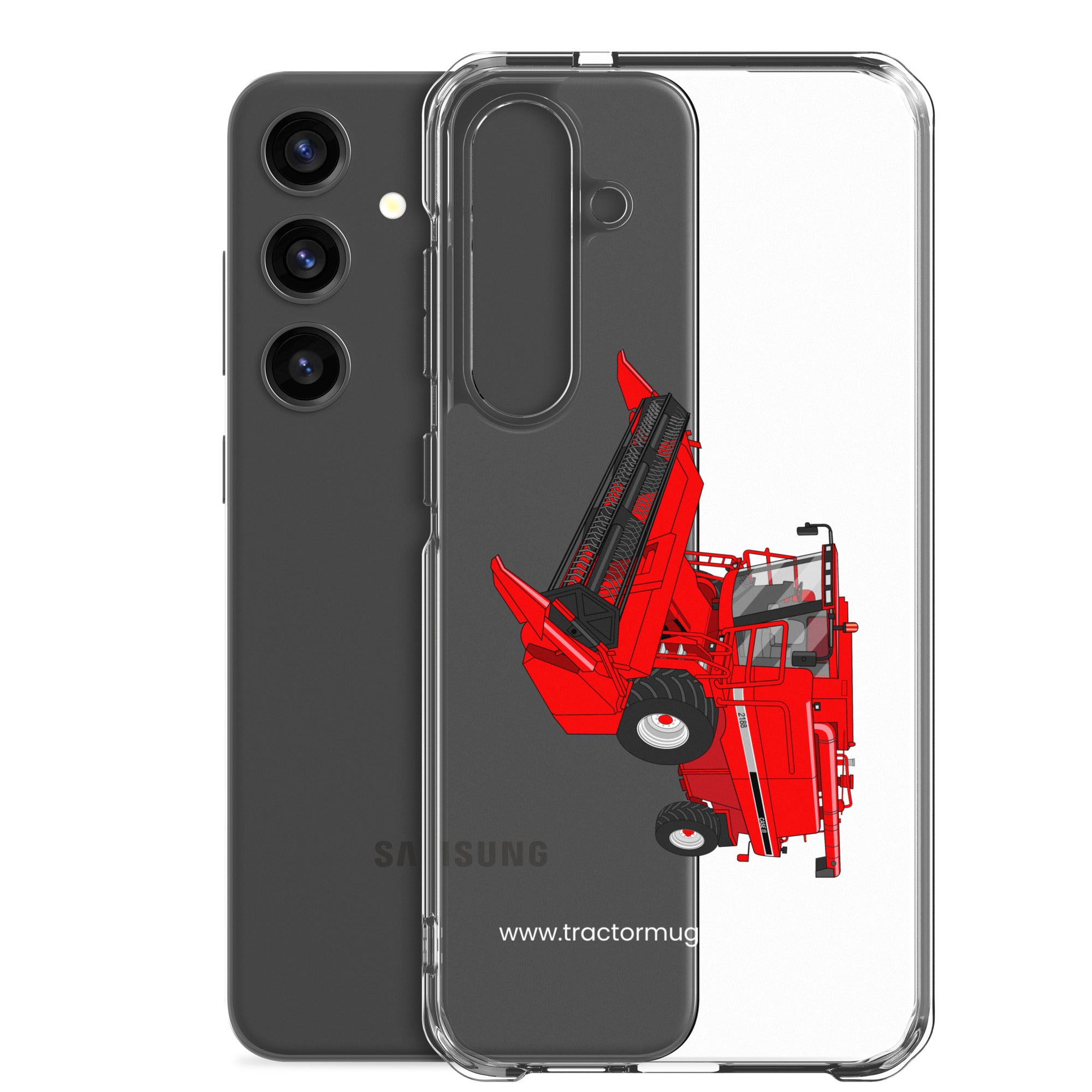 IH Clear Case for Samsung® Case IH Axial Flow 2188 Harvester | Clear Case for Samsung® Quality Farmers Merch