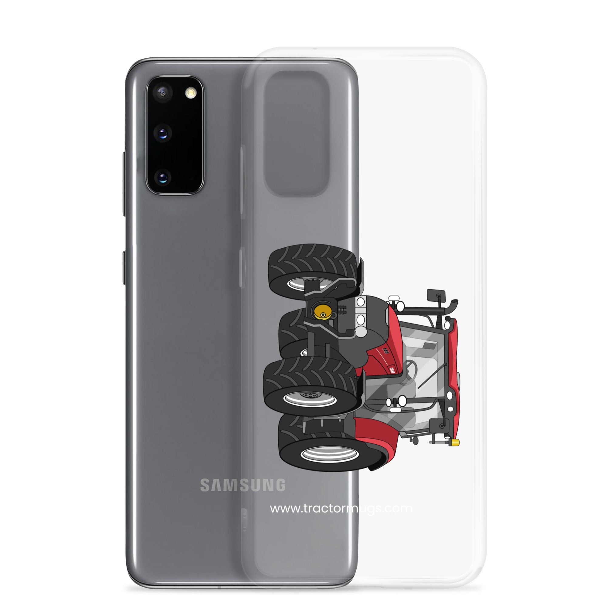 IH Clear Case for Samsung® Case IH Maxxum 145 | Clear Case for Samsung® Quality Farmers Merch