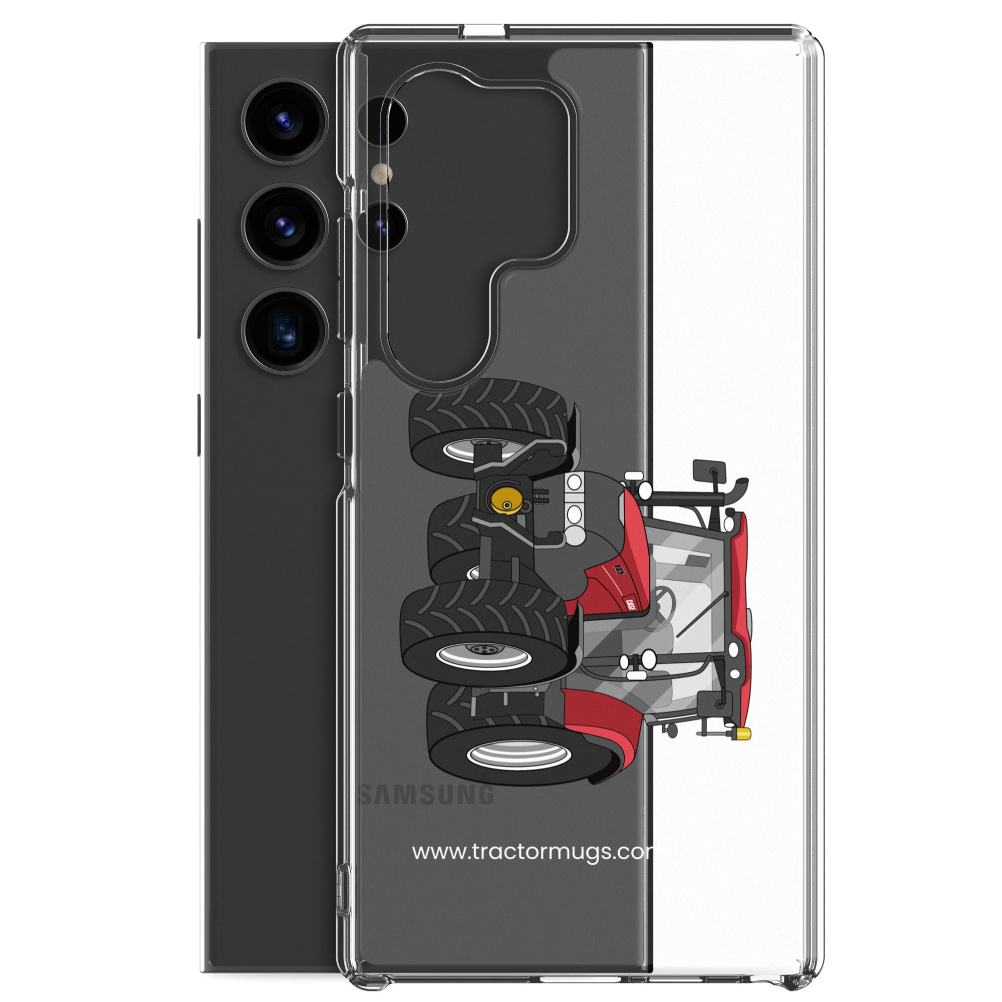 IH Clear Case for Samsung® Case IH Maxxum 145 | Clear Case for Samsung® Quality Farmers Merch