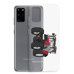 IH Clear Case for Samsung® Case IH Maxxum 150 Activedrive 8 | Clear Case for Samsung® Quality Farmers Merch