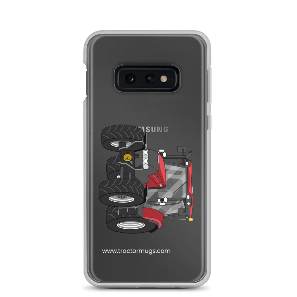 IH Clear Case for Samsung® Samsung Galaxy S10e Case IH Maxxum 145 | Clear Case for Samsung® Quality Farmers Merch