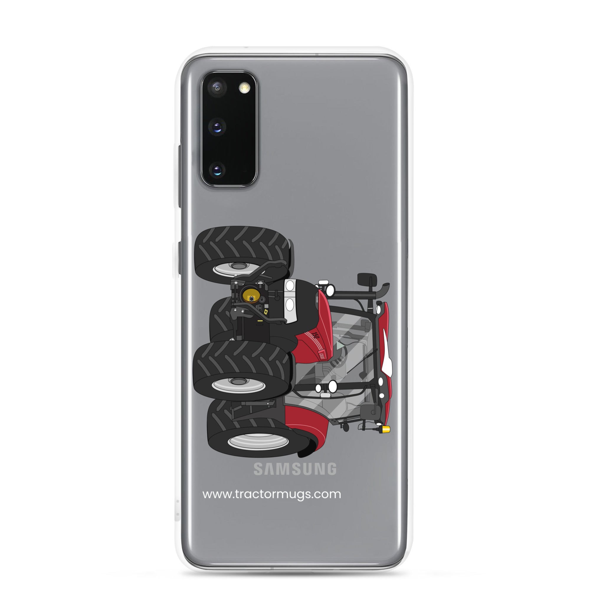IH Clear Case for Samsung® Samsung Galaxy S20 Case IH Maxxum 150 Activedrive 8 | Clear Case for Samsung® Quality Farmers Merch