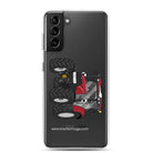 IH Clear Case for Samsung® Samsung Galaxy S21 Plus Case IH Maxxum 150 Activedrive 8 | Clear Case for Samsung® Quality Farmers Merch
