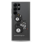 IH Clear Case for Samsung® Samsung Galaxy S22 Ultra Case IH 195 CVX Black | Clear Case for Samsung® Quality Farmers Merch