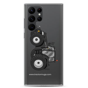 IH Clear Case for Samsung® Samsung Galaxy S22 Ultra Case IH 195 CVX Black | Clear Case for Samsung® Quality Farmers Merch