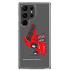 IH Clear Case for Samsung® Samsung Galaxy S23 Ultra Case IH Axial Flow 2188 Harvester | Clear Case for Samsung® Quality Farmers Merch