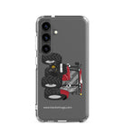 IH Clear Case for Samsung® Samsung Galaxy S24 Case IH Maxxum 150 Activedrive 8 | Clear Case for Samsung® Quality Farmers Merch