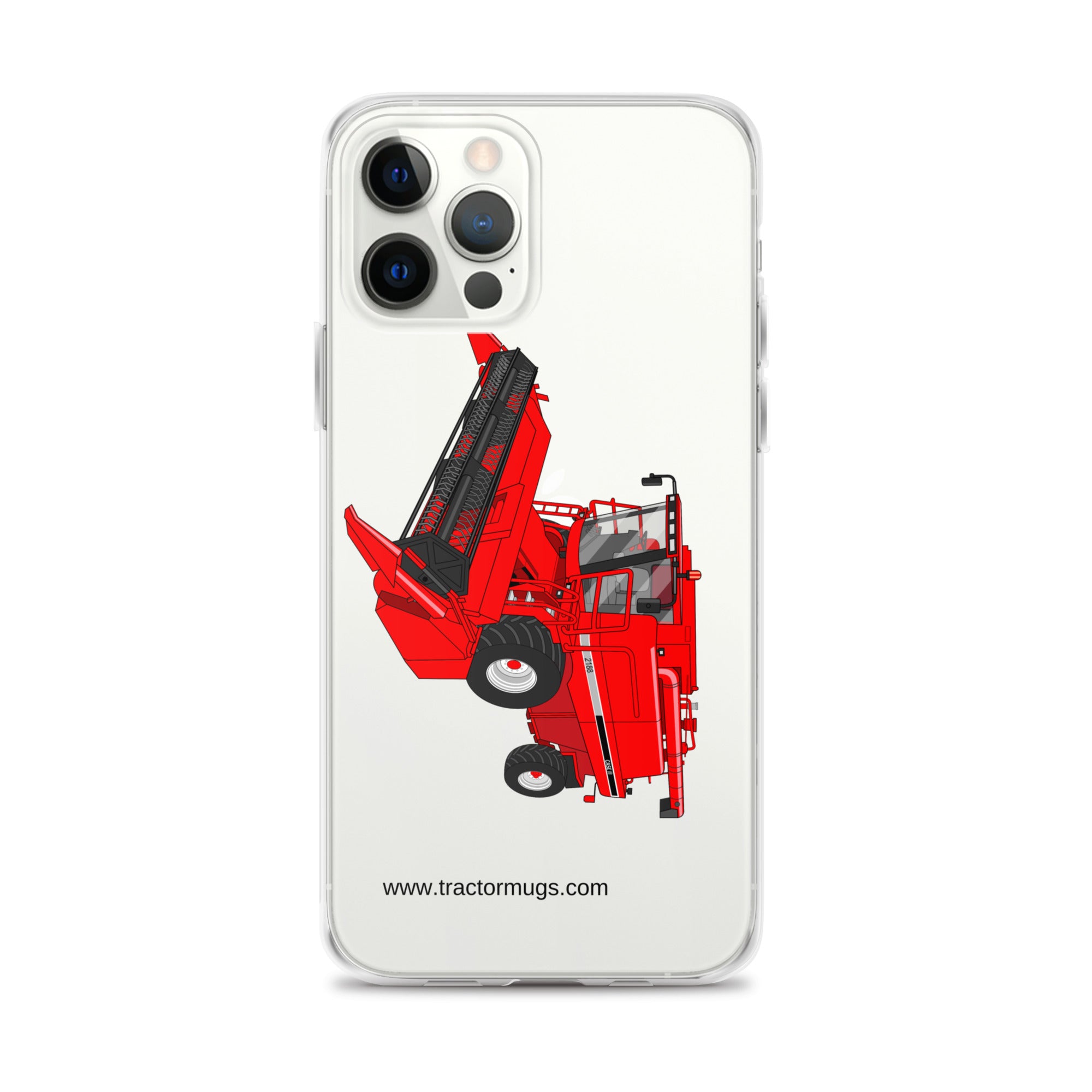 IH iPhone 12 Pro Max Case IH Axial Flow 2188 Harvester | Clear Case for iPhone® Quality Farmers Merch