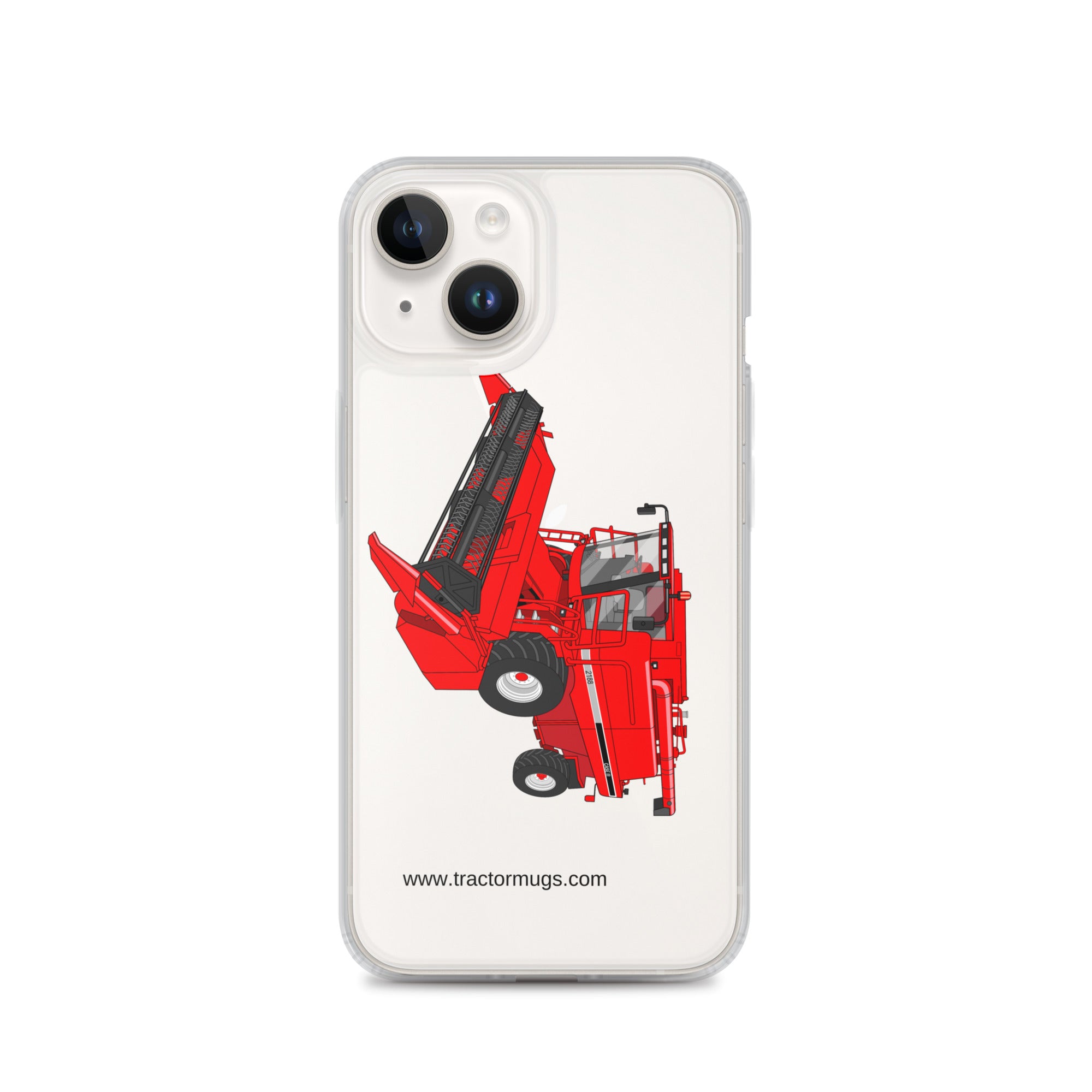 IH iPhone 14 Case IH Axial Flow 2188 Harvester | Clear Case for iPhone® Quality Farmers Merch
