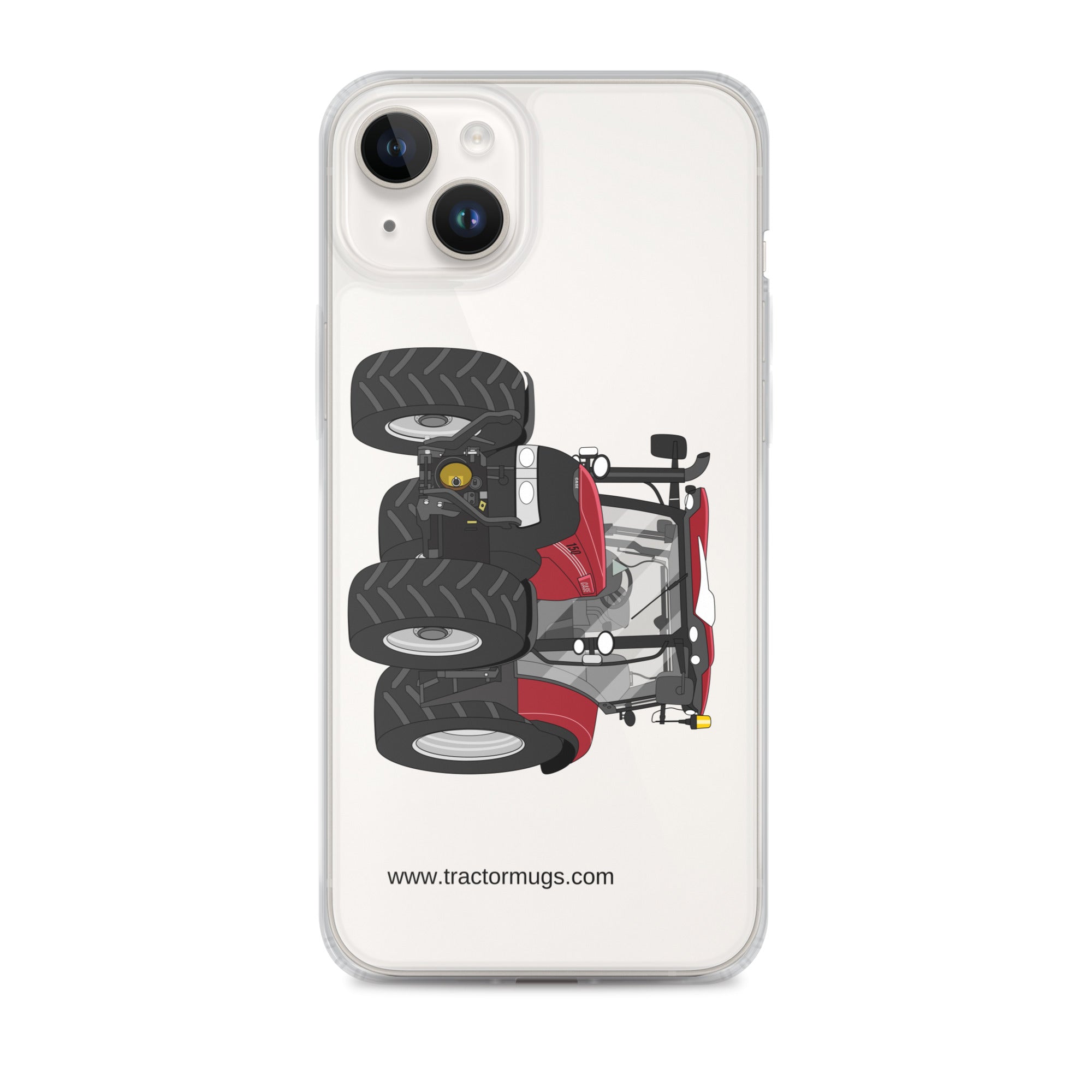 IH iPhone 14 Plus Case IH Maxxum 150 Activedrive 8 | Clear Case for iPhone® Quality Farmers Merch