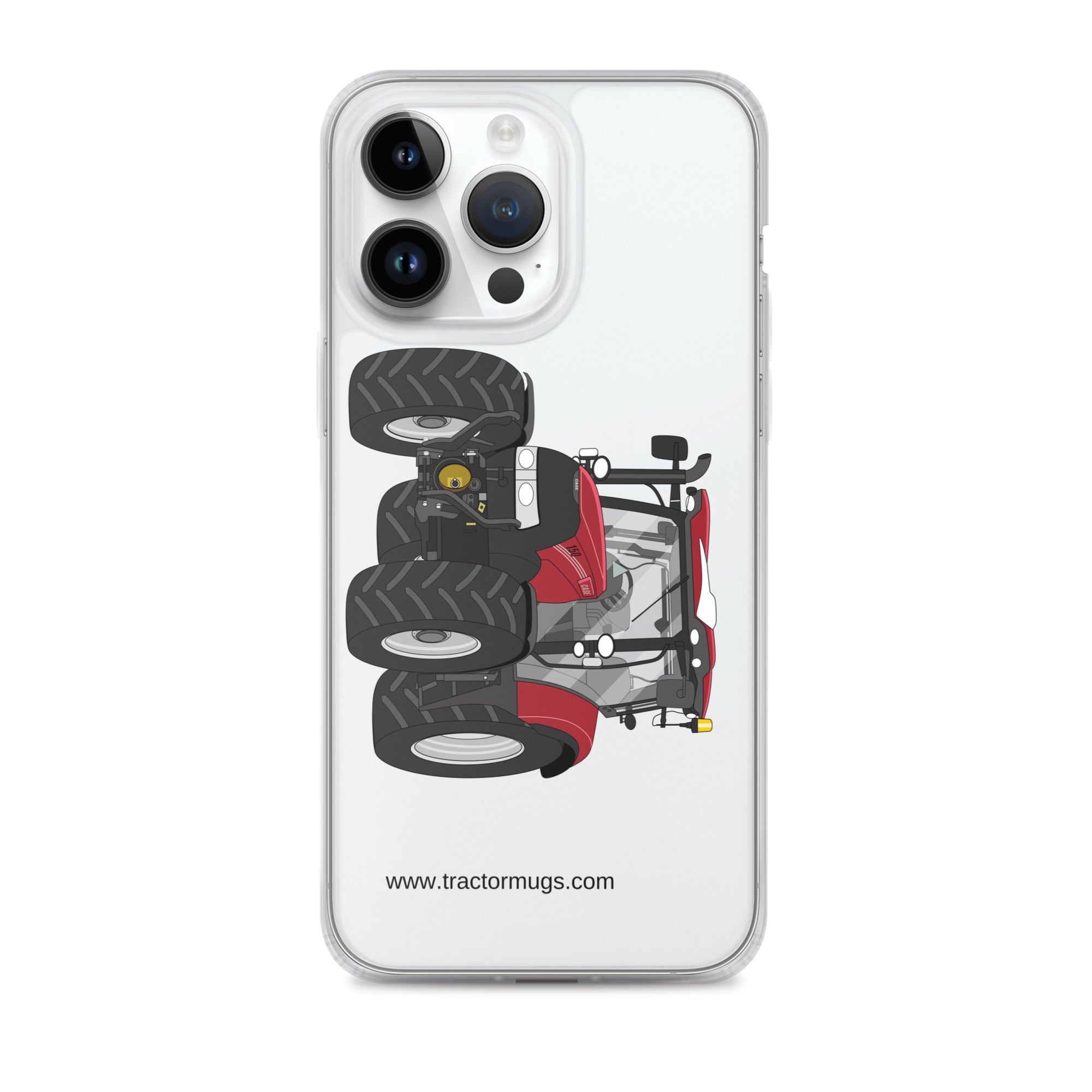IH iPhone 14 Pro Max Case IH Maxxum 150 Activedrive 8 | Clear Case for iPhone® Quality Farmers Merch