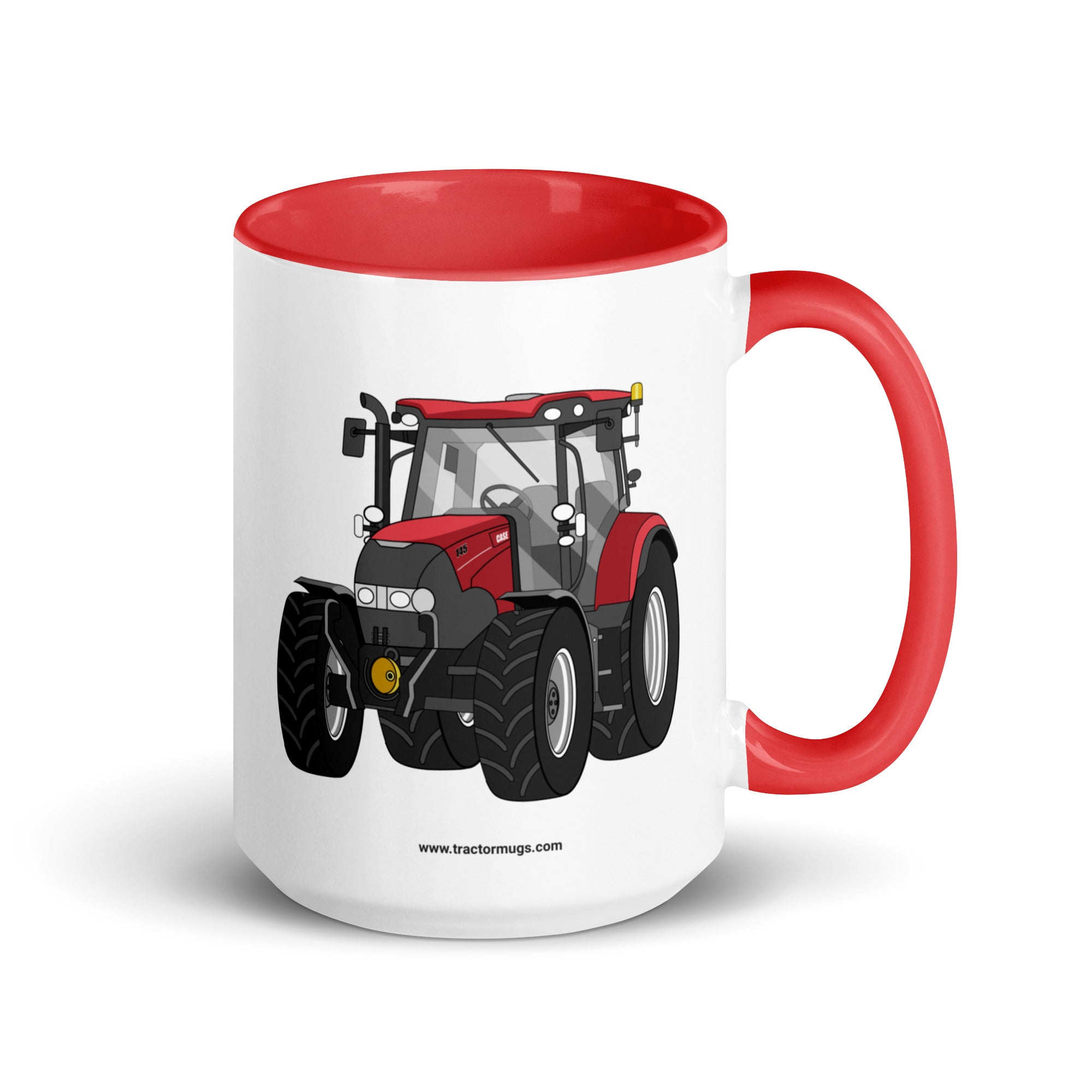 IH Red / 15 oz Case IH Maxxum 145 | Mug with Color Inside Quality Farmers Merch