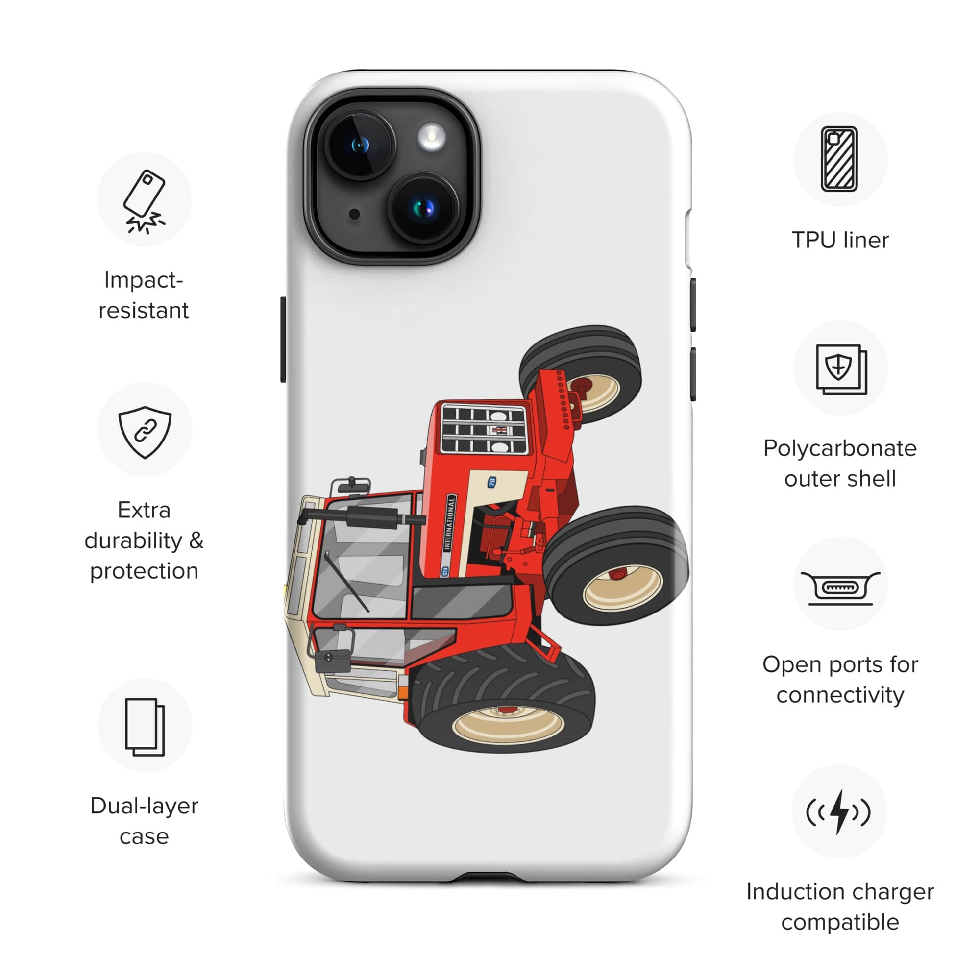 International Phone Case (iPhone) iPhone 15 Plus International 674 | Tough Case for iPhone® Quality Farmers Merch