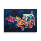 JCB 20″×28″ JCB 3C II | Splash Art Canvas Quality Farmers Merch