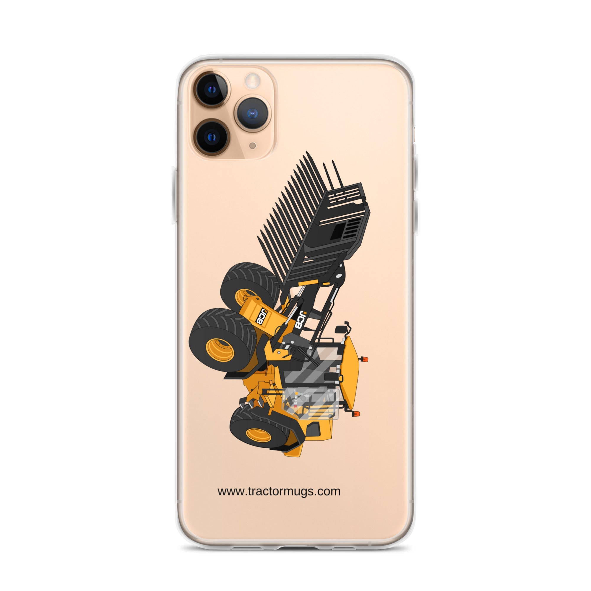 JCB Clear Case for iPhone® iPhone 11 Pro Max JCB 435 S Farm Master | Clear Case for iPhone® Quality Farmers Merch