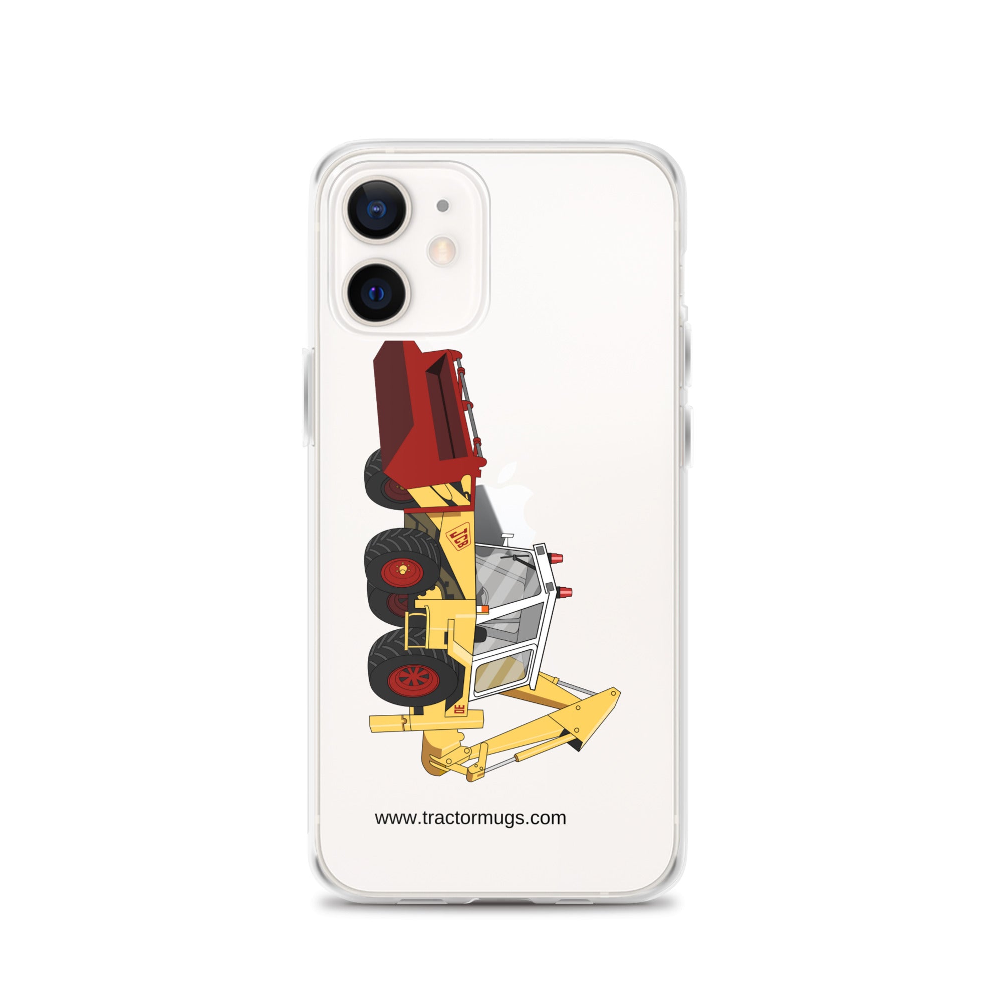 JCB Clear Case for iPhone® iPhone 12 JCB 3D (1975) | Clear Case for iPhone® Quality Farmers Merch