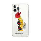 JCB Clear Case for iPhone® iPhone 12 Pro Max JCB 4D Backhoe | Clear Case for iPhone® Quality Farmers Merch