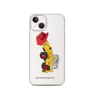 JCB Clear Case for iPhone® iPhone 13 JCB 4D Backhoe | Clear Case for iPhone® Quality Farmers Merch