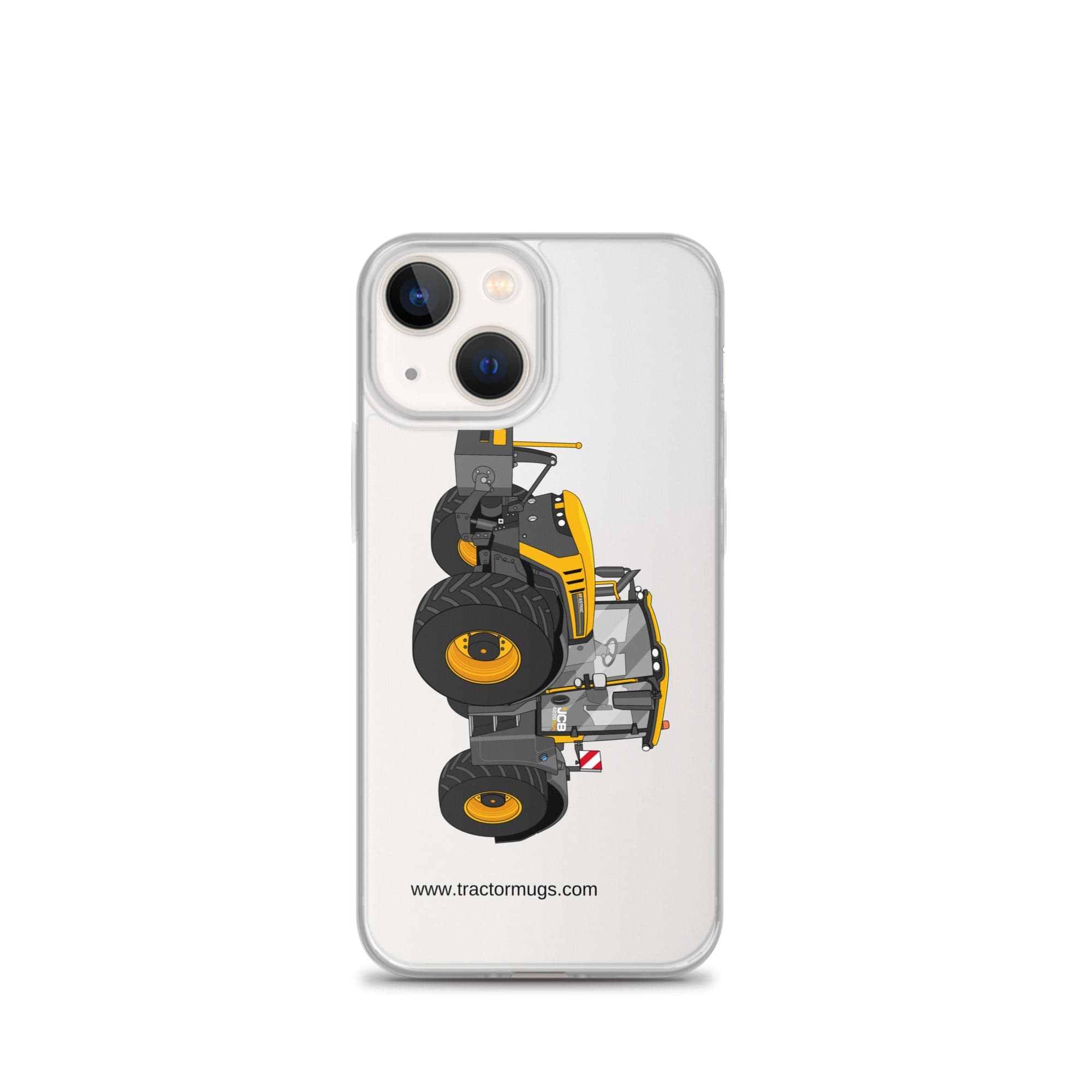 JCB Clear Case for iPhone® iPhone 13 mini JCB Fastrac 4220 Icon | Clear Case for iPhone® Quality Farmers Merch