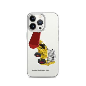 JCB Clear Case for iPhone® iPhone 13 Pro JCB 3CX White Cabin 2WD | Clear Case for iPhone® Quality Farmers Merch