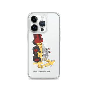 JCB Clear Case for iPhone® iPhone 14 Pro JCB 3D (1975) | Clear Case for iPhone® Quality Farmers Merch
