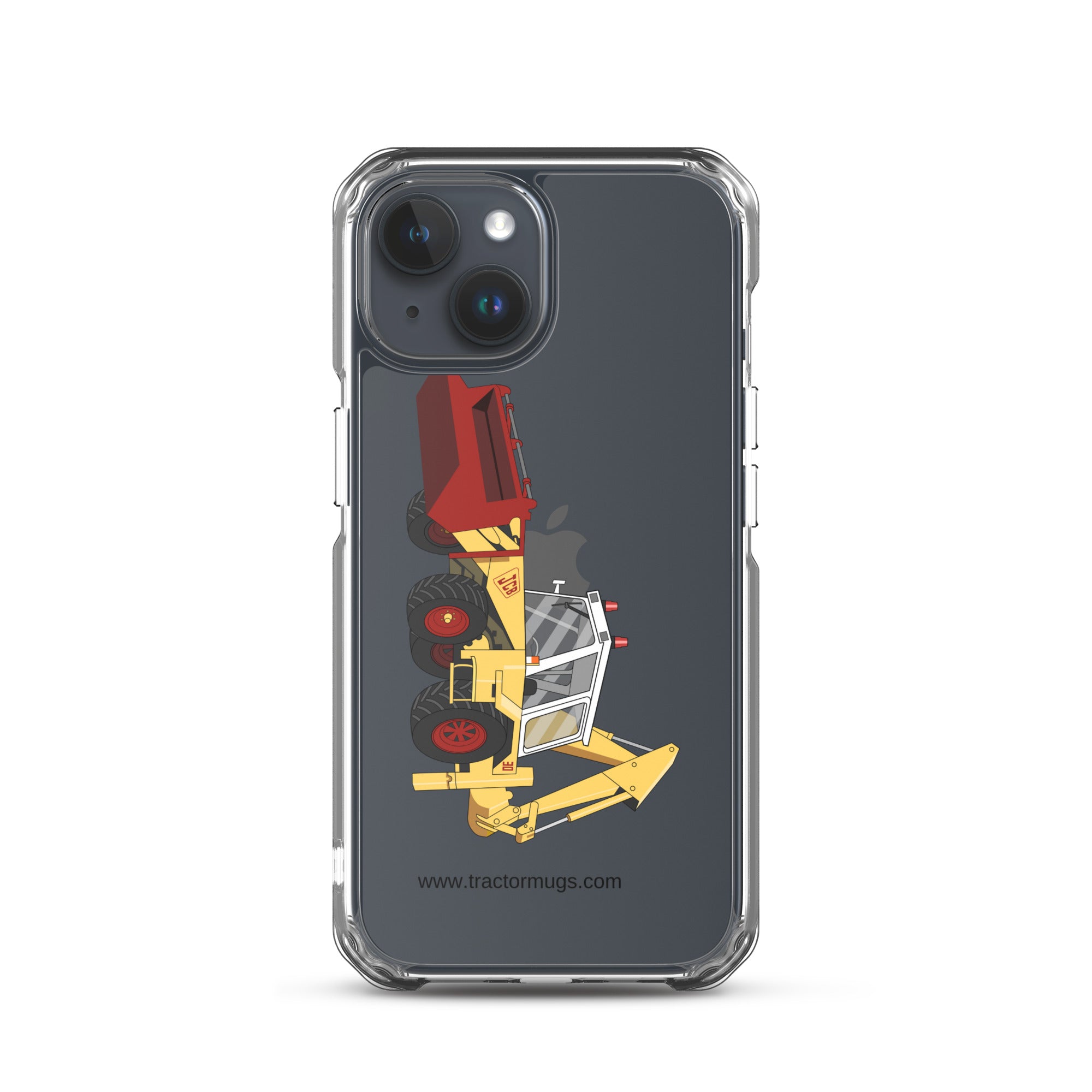 JCB Clear Case for iPhone® iPhone 15 JCB 3D (1975) | Clear Case for iPhone® Quality Farmers Merch