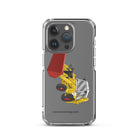 JCB Clear Case for iPhone® iPhone 15 Pro JCB 3CX White Cabin 2WD | Clear Case for iPhone® Quality Farmers Merch
